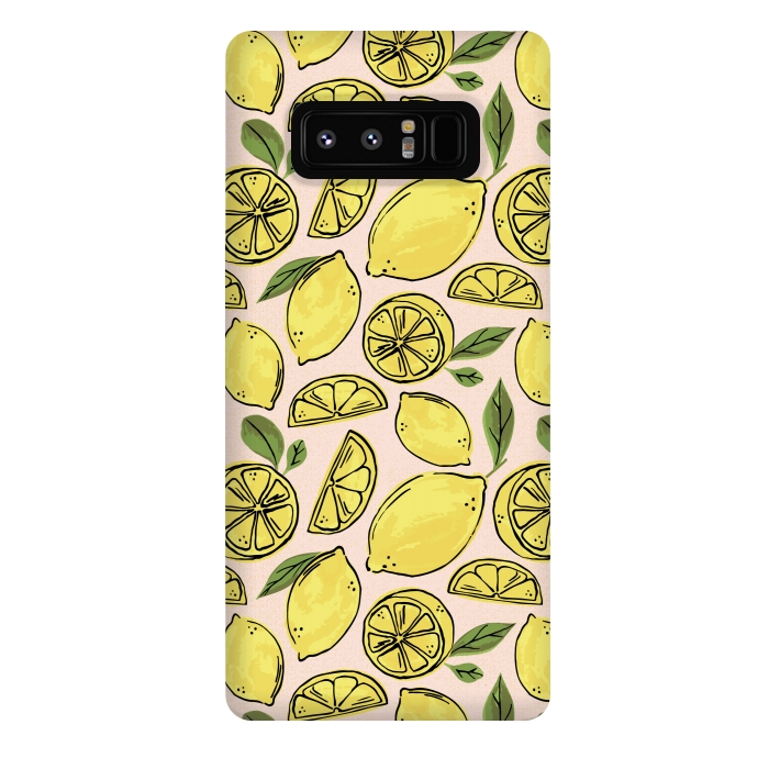 Galaxy Note 8 StrongFit Lemons by Melissa Lee