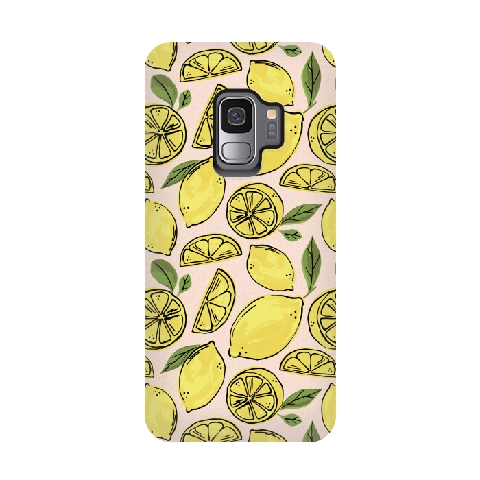 Galaxy S9 StrongFit Lemons by Melissa Lee