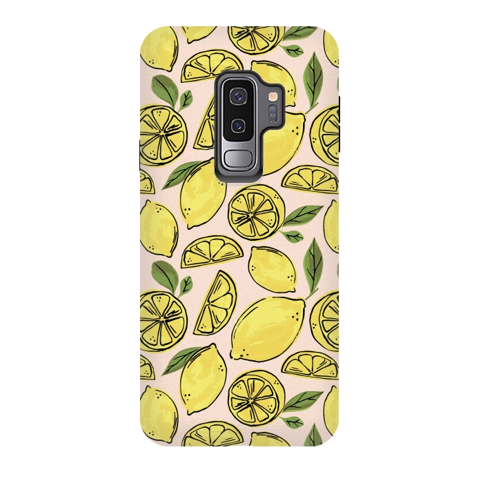 Galaxy S9 plus StrongFit Lemons by Melissa Lee