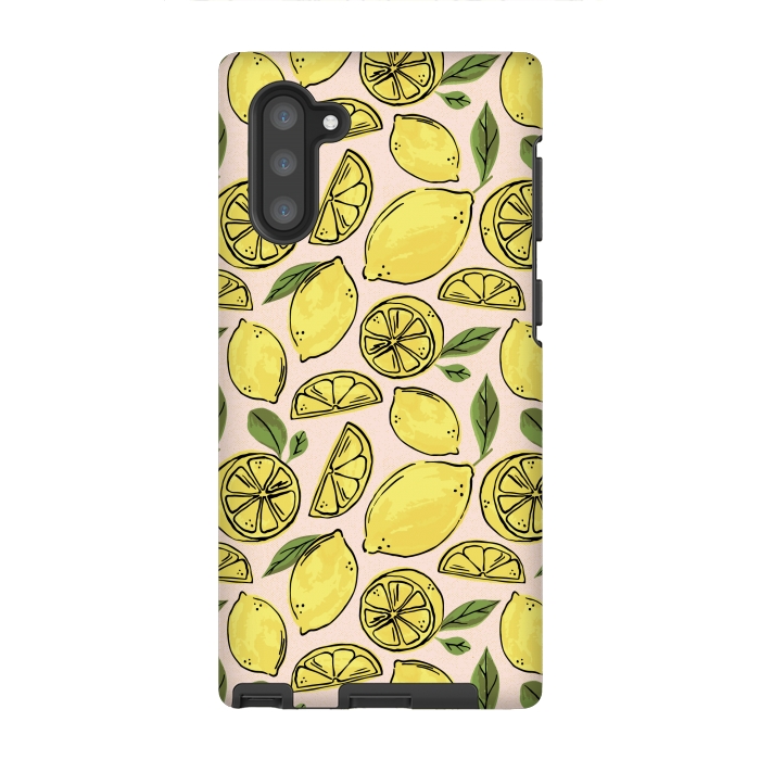 Galaxy Note 10 StrongFit Lemons by Melissa Lee