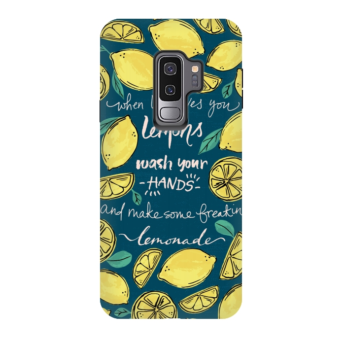 Galaxy S9 plus StrongFit Wash Your Hands & Make Lemonade by Melissa Lee