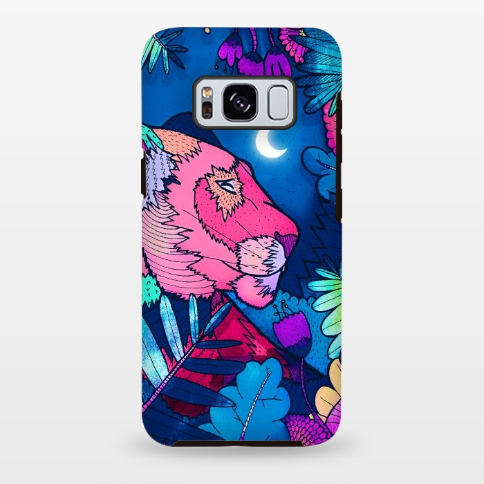 Galaxy S8 plus StrongFit The night lioness  by Steve Wade (Swade)