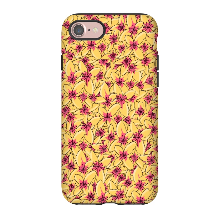 iPhone 7 StrongFit Yellow blossom by Steve Wade (Swade)
