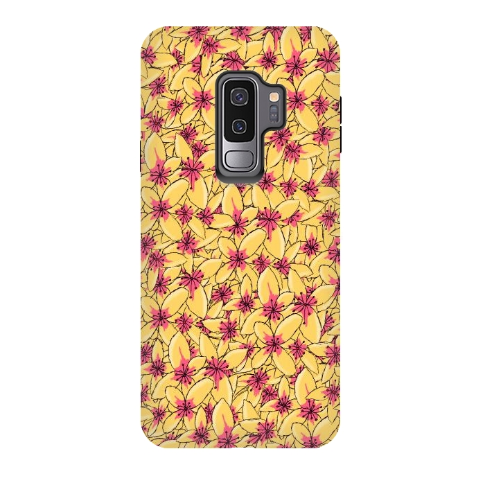 Galaxy S9 plus StrongFit Yellow blossom by Steve Wade (Swade)