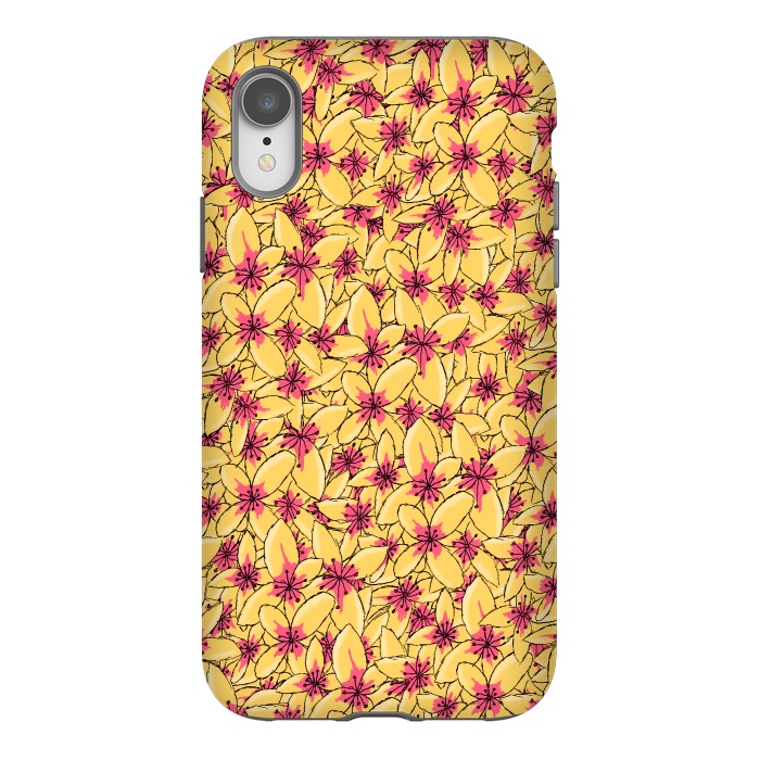 iPhone Xr StrongFit Yellow blossom by Steve Wade (Swade)