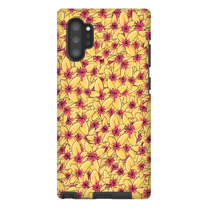 Galaxy Note 10 plus StrongFit Yellow blossom by Steve Wade (Swade)