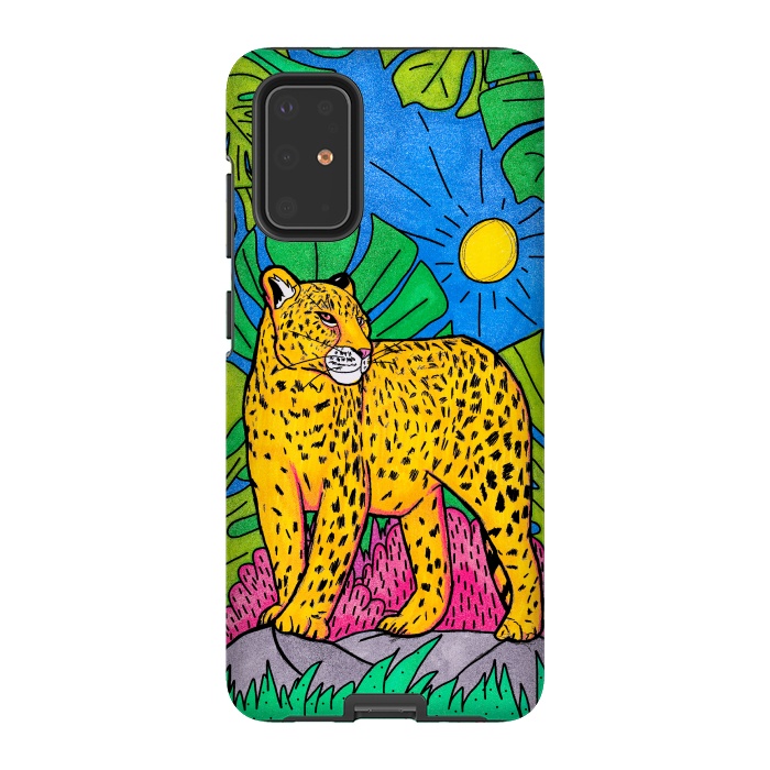 Galaxy S20 Plus StrongFit Jungle leopard by Steve Wade (Swade)