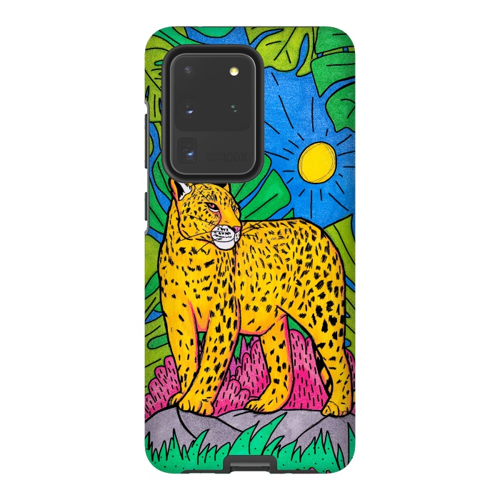 Galaxy S20 Ultra StrongFit Jungle leopard by Steve Wade (Swade)