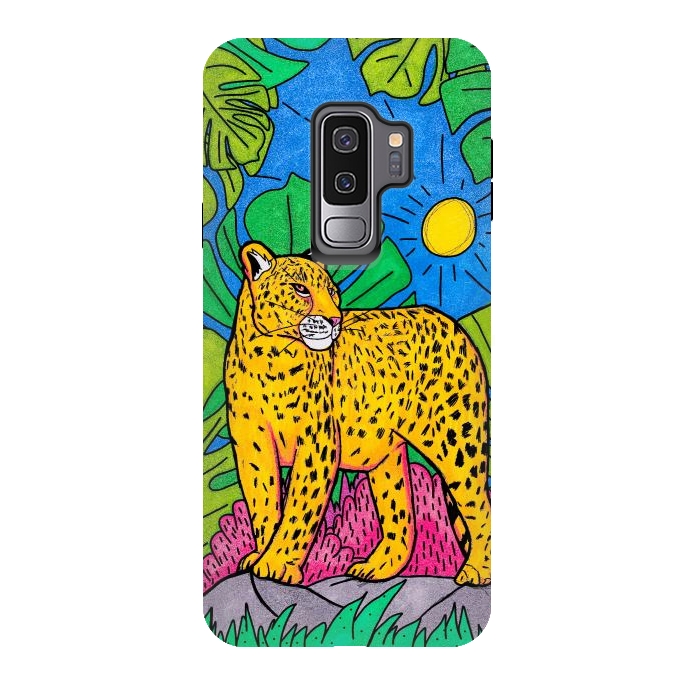 Galaxy S9 plus StrongFit Jungle leopard by Steve Wade (Swade)
