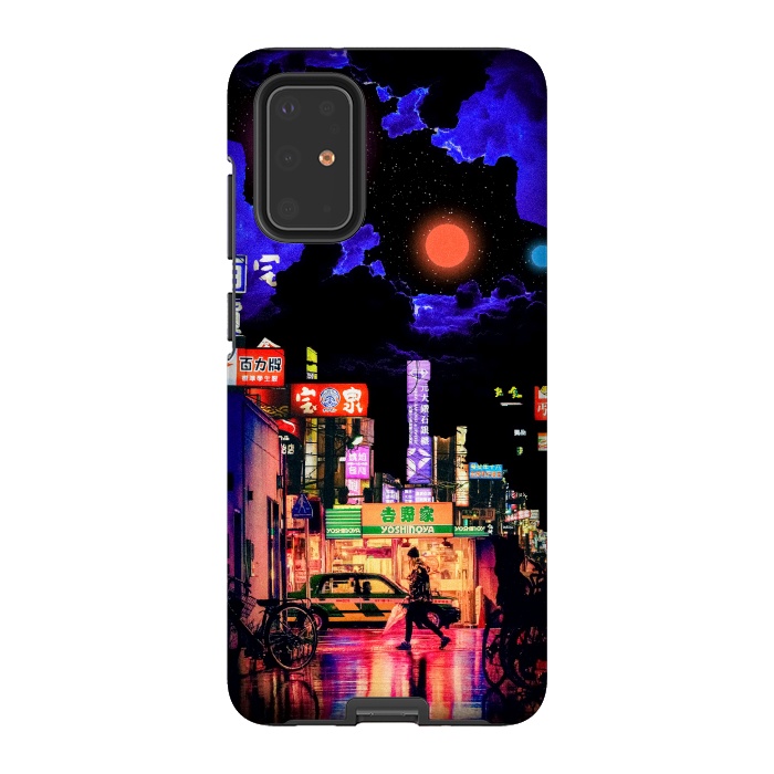 Galaxy S20 Plus StrongFit Neon streets by Steve Wade (Swade)