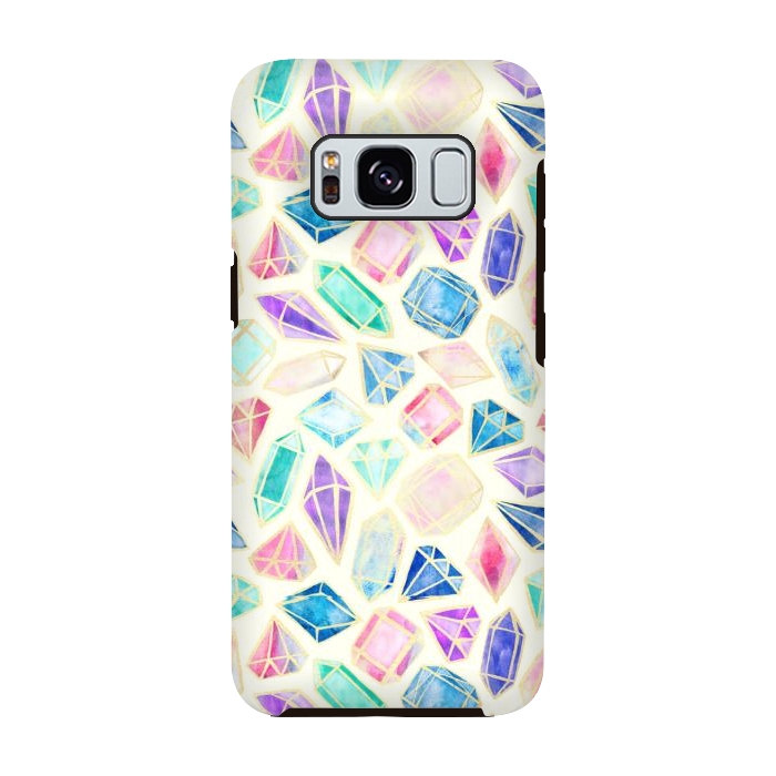 Galaxy S8 StrongFit Watercolour Gems Intense by Tangerine-Tane