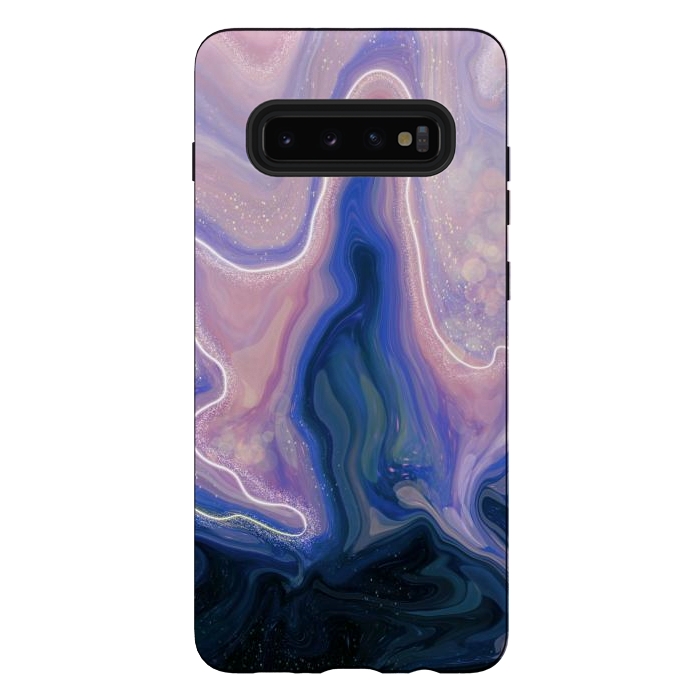 Galaxy S10 plus StrongFit Sky Marble  by Rose Halsey