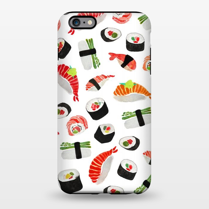iPhone 6/6s plus StrongFit Sushi Pattern by Amaya Brydon