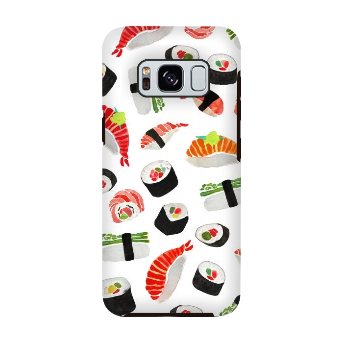 Galaxy S8 StrongFit Sushi Pattern by Amaya Brydon