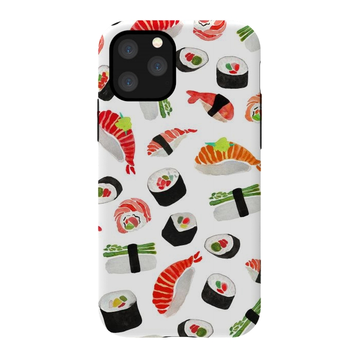iPhone 11 Pro StrongFit Sushi Pattern by Amaya Brydon