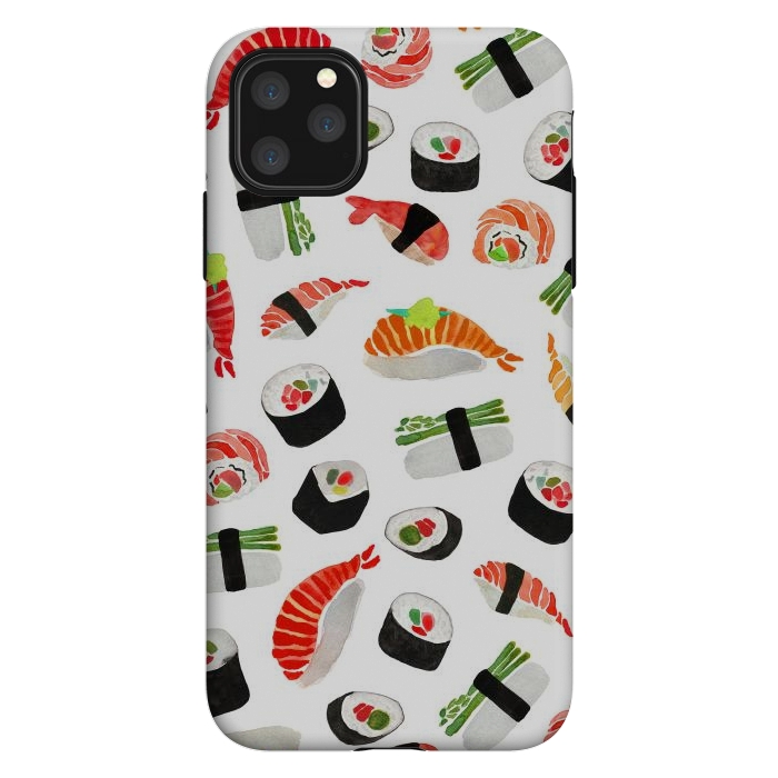 iPhone 11 Pro Max StrongFit Sushi Pattern by Amaya Brydon