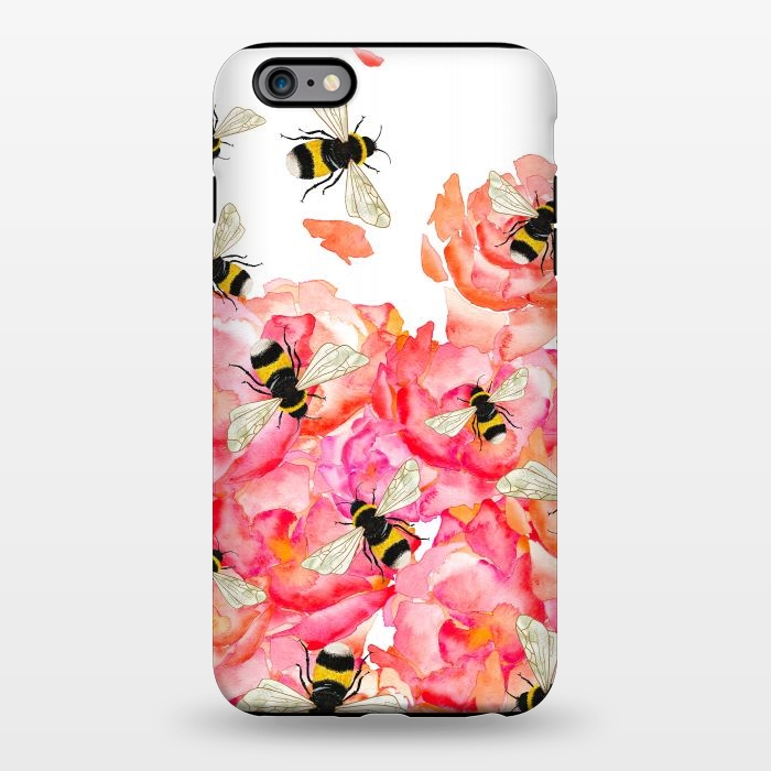 iPhone 6/6s plus StrongFit Bee Blossoms by Amaya Brydon