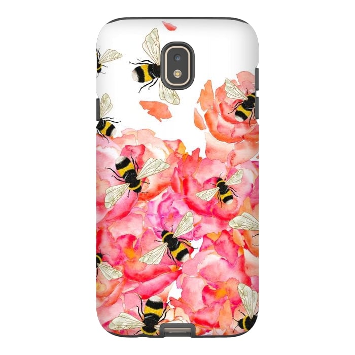 Galaxy J7 StrongFit Bee Blossoms by Amaya Brydon
