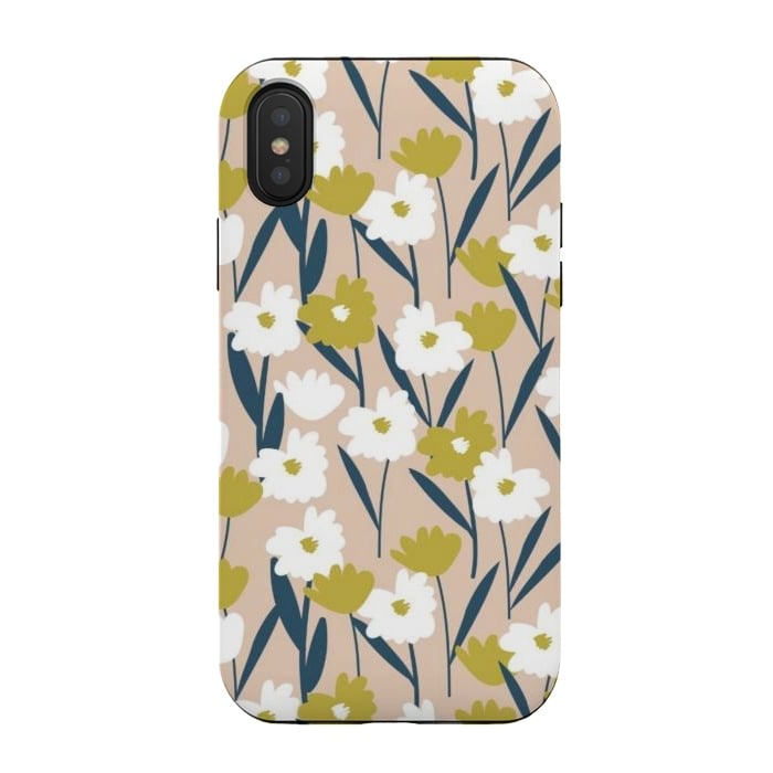 iPhone Xs / X StrongFit Delicated flowers  by Winston