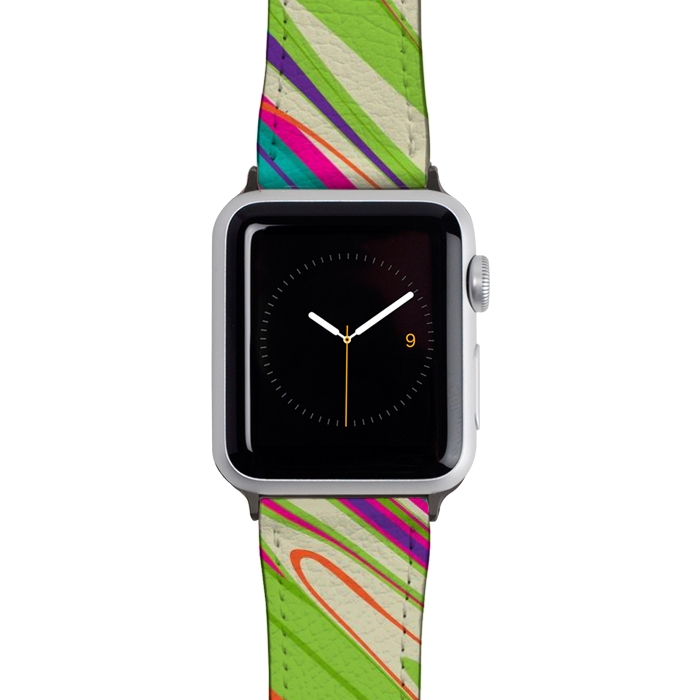 Watch 42mm / 44mm Strap PU leather Cascade by Shelly Bremmer