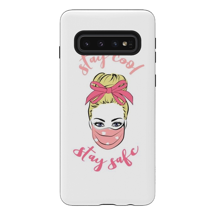 Galaxy S10 StrongFit Stay Safe by Martina