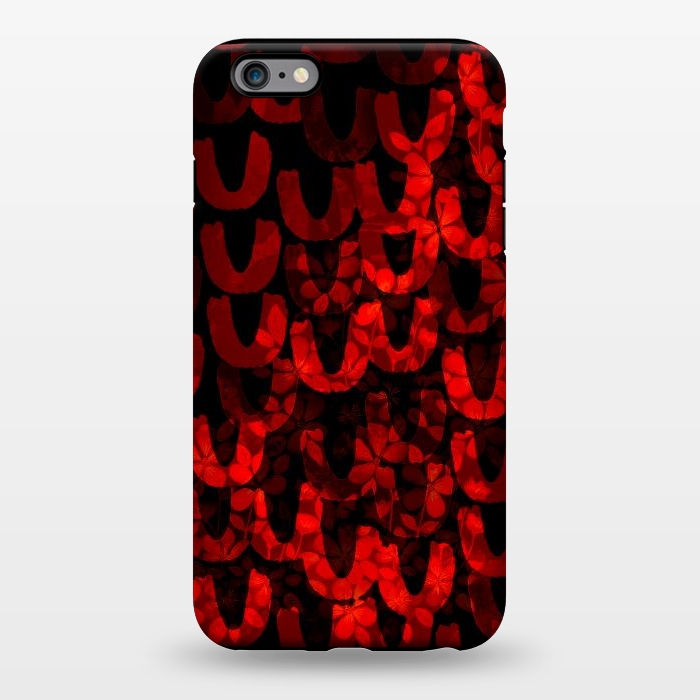 iPhone 6/6s plus StrongFit Red and black patterns by Josie