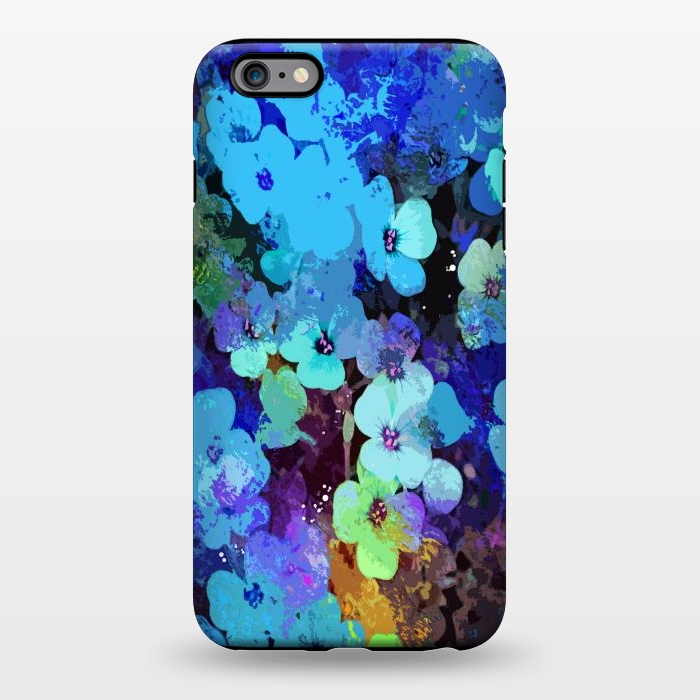 iPhone 6/6s plus StrongFit Blue floral art by Josie