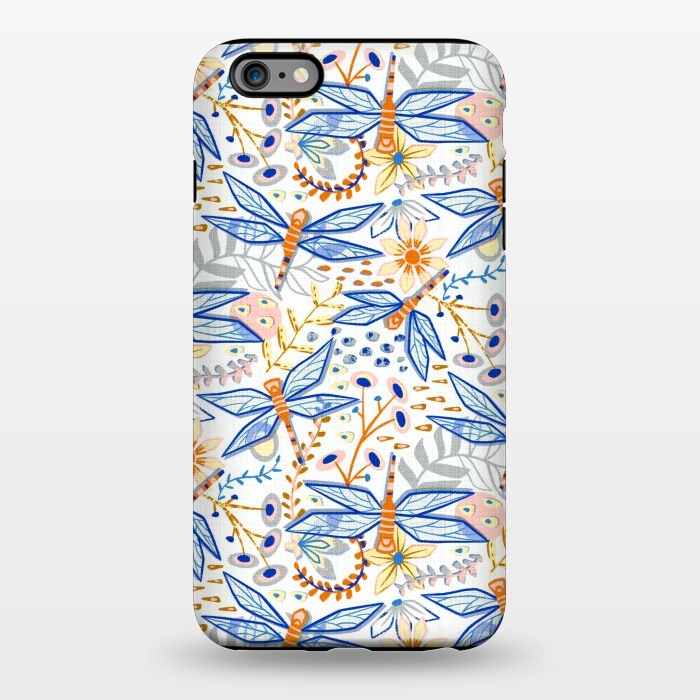 iPhone 6/6s plus StrongFit Dandy Dragonflies by Tigatiga