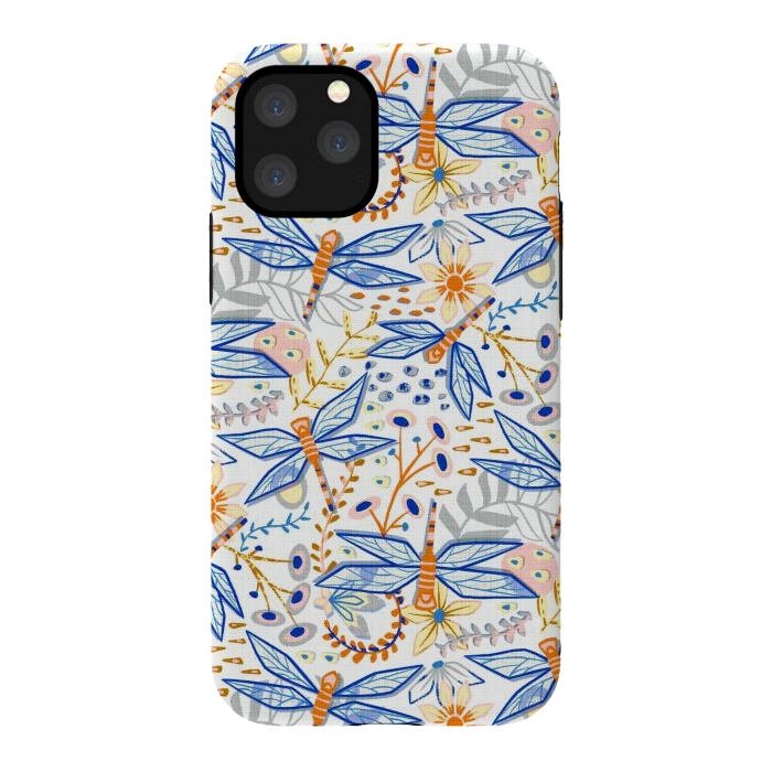 iPhone 11 Pro StrongFit Dandy Dragonflies by Tigatiga
