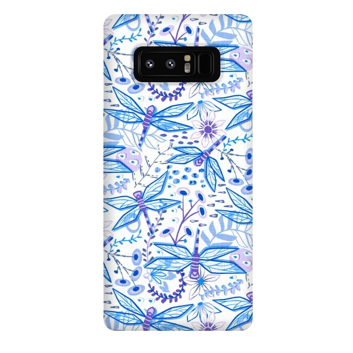 Galaxy Note 8 StrongFit Dragonfly Blues  by Tigatiga