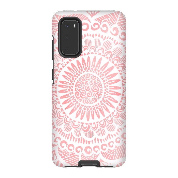 Galaxy S20 StrongFit Blush Lace by Tangerine-Tane