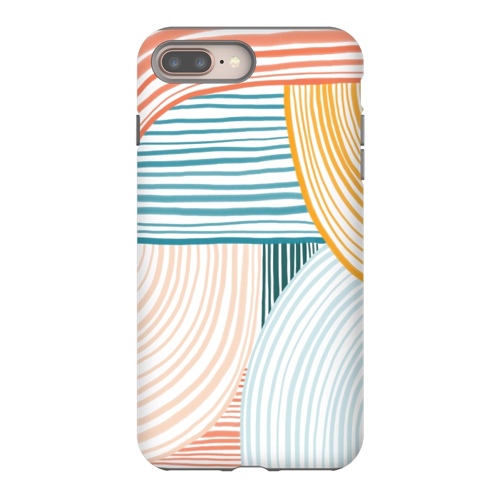 iPhone 7 plus StrongFit Rainbow Layers by Kimberly Senn | Senn & Sons