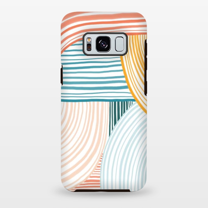 Galaxy S8 plus StrongFit Rainbow Layers by Kimberly Senn | Senn & Sons