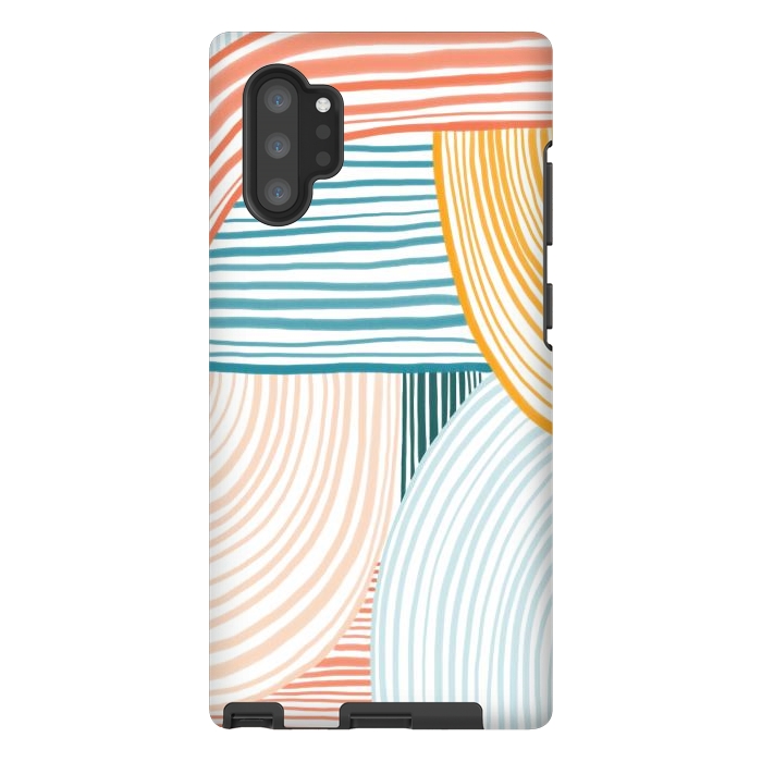 Galaxy Note 10 plus StrongFit Rainbow Layers by Kimberly Senn | Senn & Sons