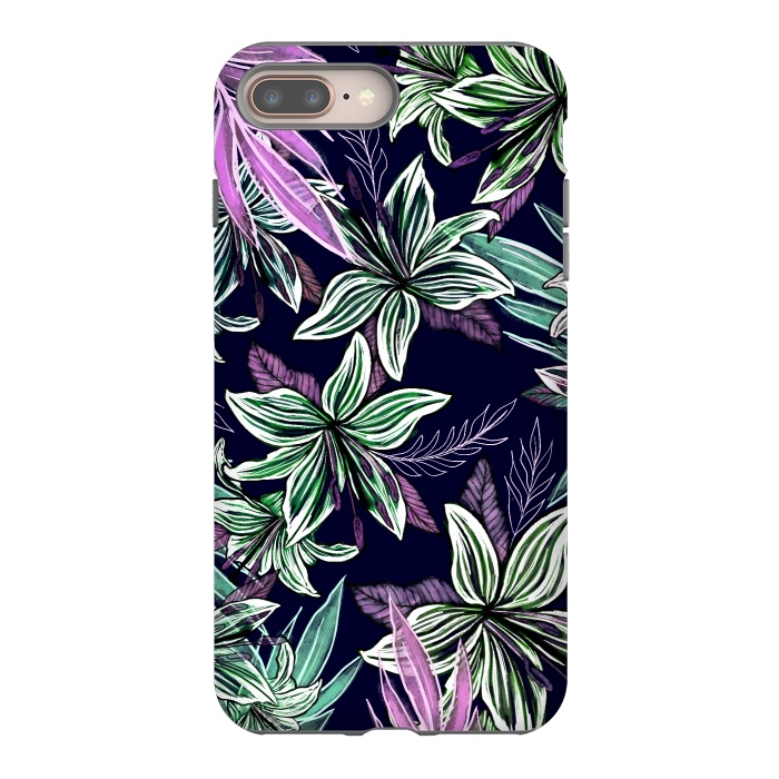 iPhone 7 plus StrongFit Floral Lilly  by Rose Halsey