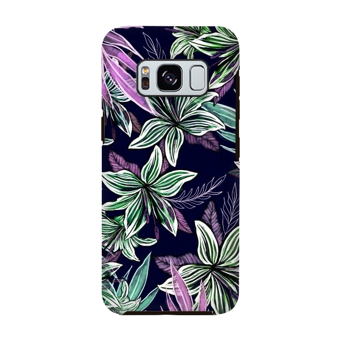 Galaxy S8 StrongFit Floral Lilly  by Rose Halsey