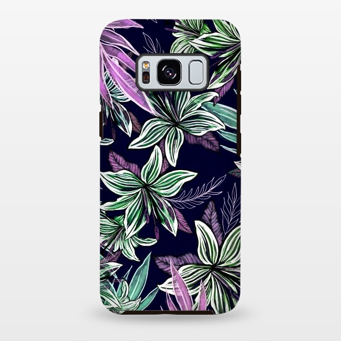 Galaxy S8 plus StrongFit Floral Lilly  by Rose Halsey