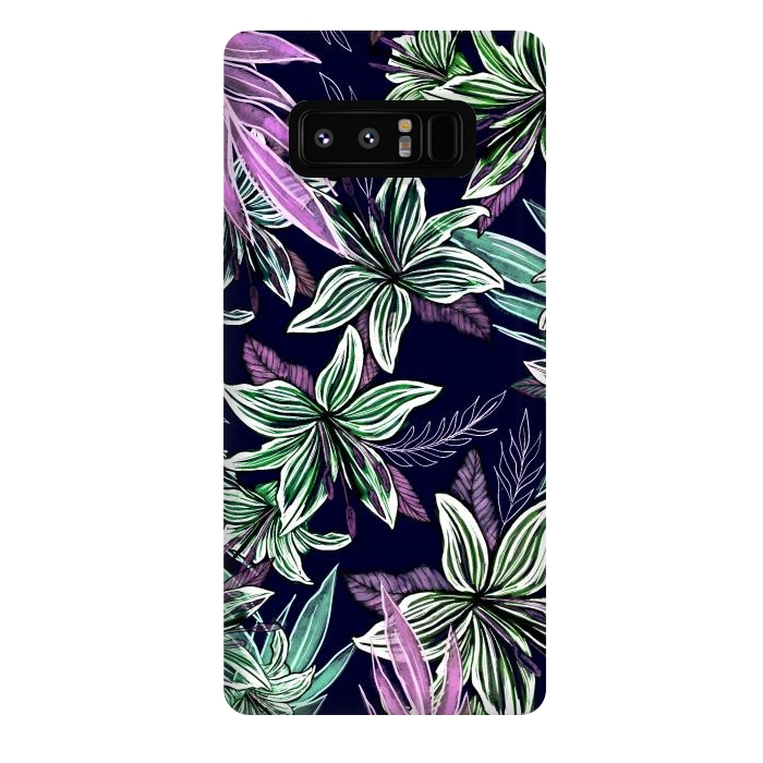 Galaxy Note 8 StrongFit Floral Lilly  by Rose Halsey