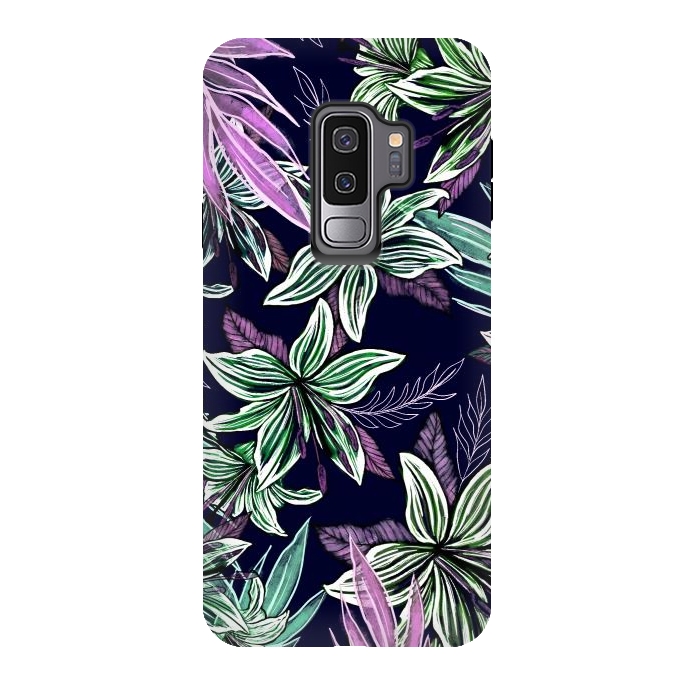 Galaxy S9 plus StrongFit Floral Lilly  by Rose Halsey
