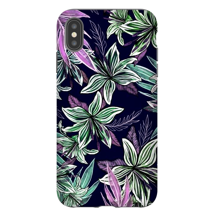 iPhone Xs Max StrongFit Floral Lilly  by Rose Halsey