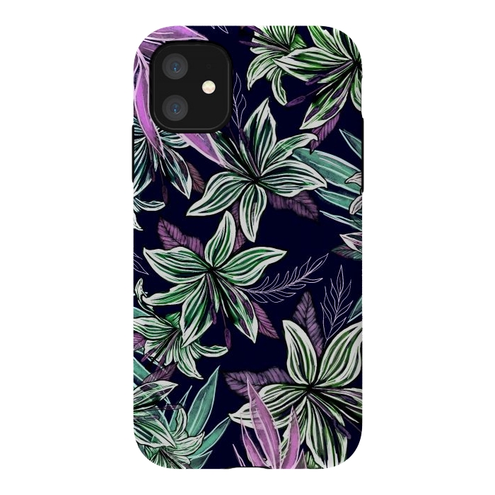 iPhone 11 StrongFit Floral Lilly  by Rose Halsey