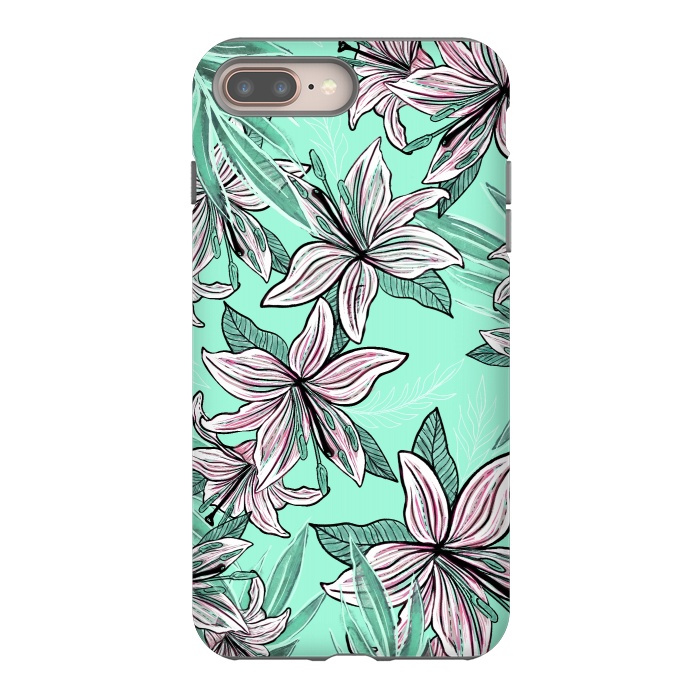 iPhone 7 plus StrongFit Dancing Lilly  by Rose Halsey