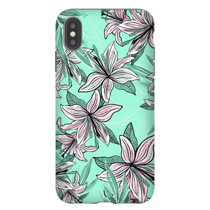 iPhone Xs Max StrongFit Dancing Lilly  by Rose Halsey