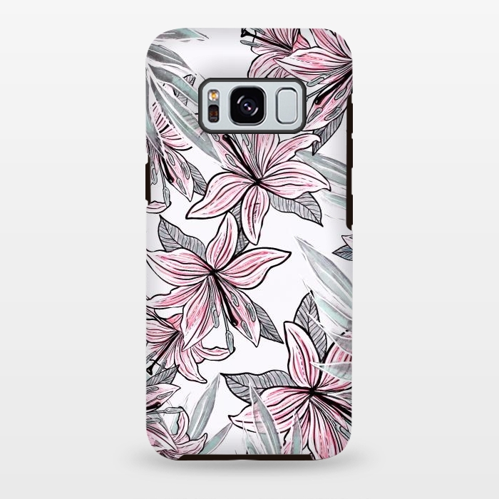 Galaxy S8 plus StrongFit Beautiful Lilly by Rose Halsey