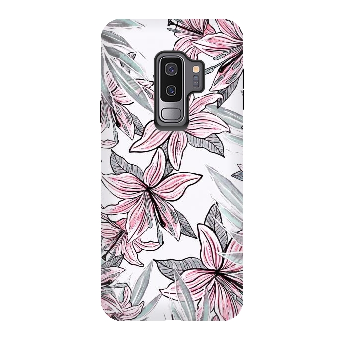 Galaxy S9 plus StrongFit Beautiful Lilly by Rose Halsey