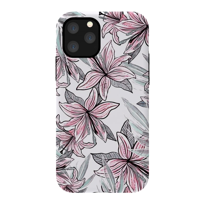 iPhone 11 Pro StrongFit Beautiful Lilly by Rose Halsey