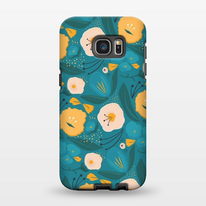 Galaxy S7 EDGE StrongFit Night Garden by Kimberly Senn | Senn & Sons