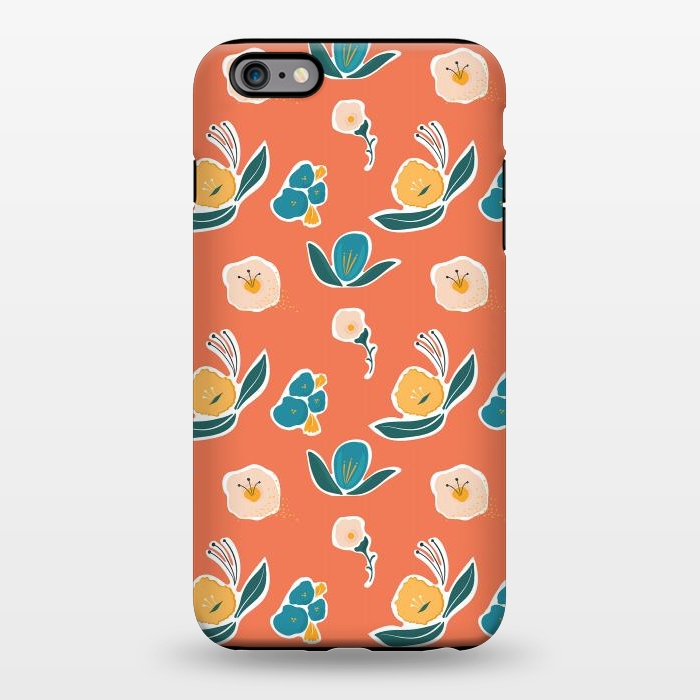 iPhone 6/6s plus StrongFit Coral Floral by Kimberly Senn | Senn & Sons
