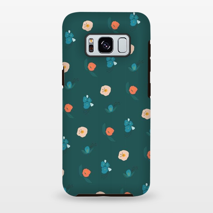 Galaxy S8 plus StrongFit Forest Flowers by Kimberly Senn | Senn & Sons
