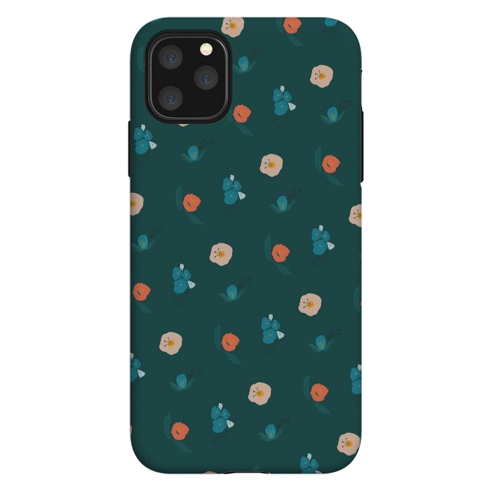iPhone 11 Pro Max StrongFit Forest Flowers by Kimberly Senn | Senn & Sons